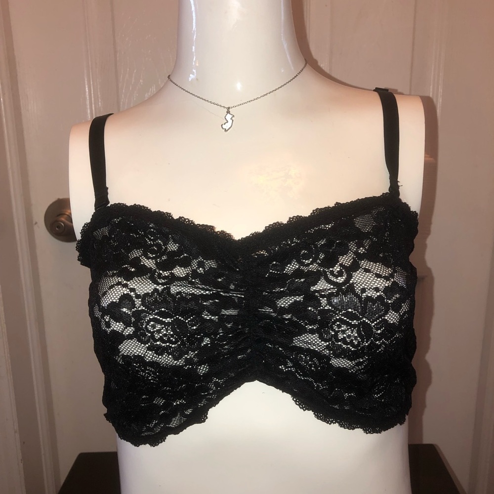 Torrid Black Lace Bralette / Bandeau